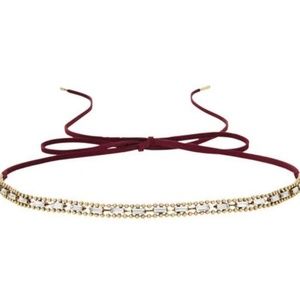Jen Atkin x Chloe + Isabel Suede Headwrap + Choker